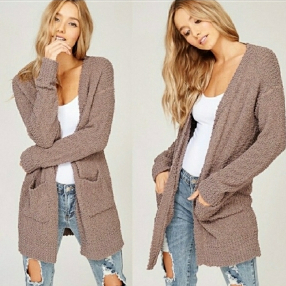 Listicle Mohair Blend Cardigan